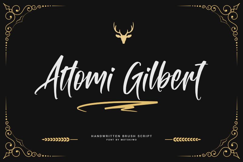 Attomi Gilbert Schriftart