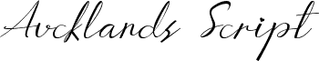 Aucklands Script