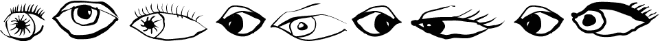 Preview of the AugenEyes font