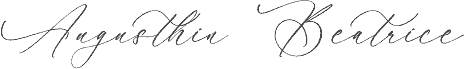 Augusthin Beatrice DEMO VERSION Italic fonte