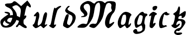 AuldMagick Bold Italic
