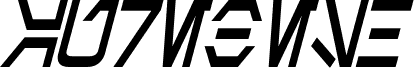 Aurebesh Condensed Bold Italic