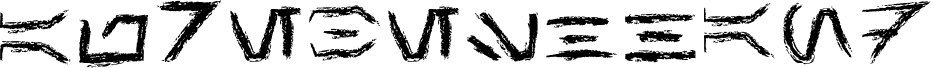 Preview of the AurebeshHand Regular font