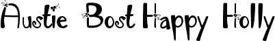 Austie Bost Happy Holly