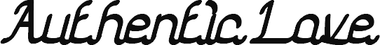 Vorschau der Schriftart Authentic Love Bold