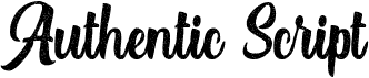Authentic Script Rough Regular