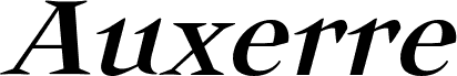 Auxerre 56 Italic reduced