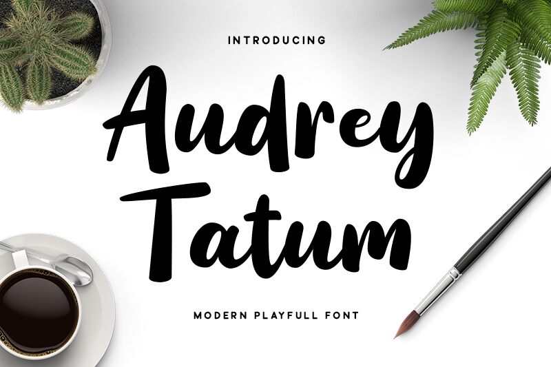 Audrey Tatum font | Fonts2u.com