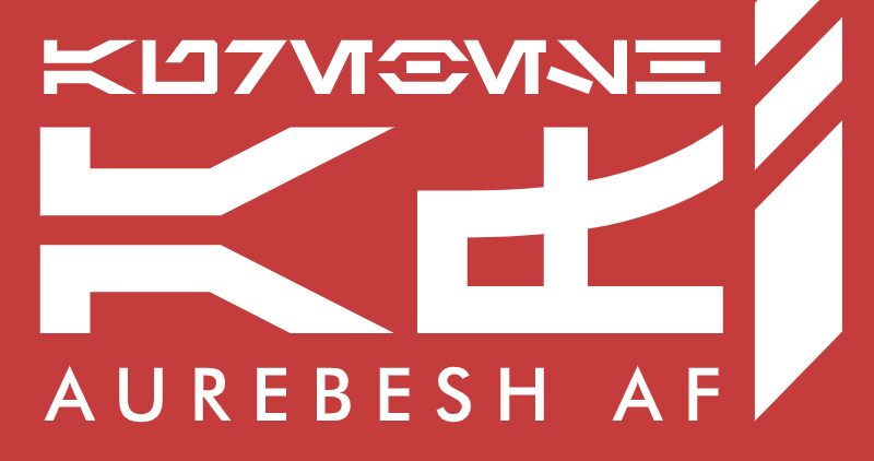 Aurebesh AF Schriftart