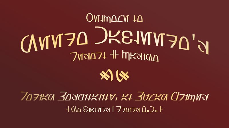 Aurebesh_Rodian Czcionka