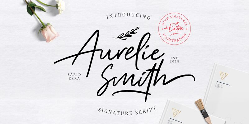 Aurelie Smith Schriftart