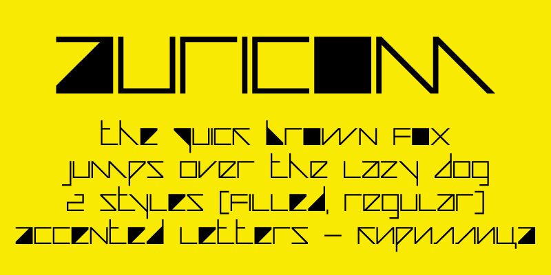 Auricom Schriftart
