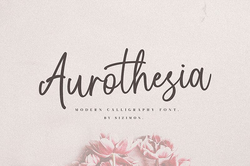 Aurothesia Druh písma