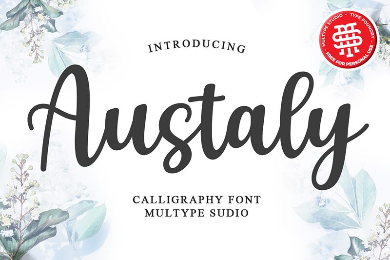 Austaly Schriftart