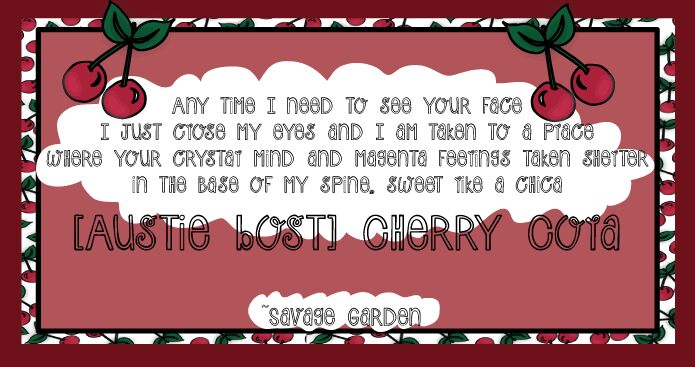 Austie Bost Cherry Cola Carattere