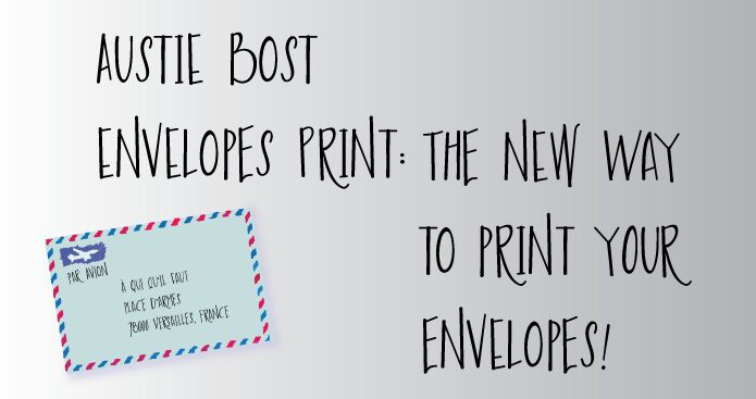Austie Bost Envelopes Print Druh písma