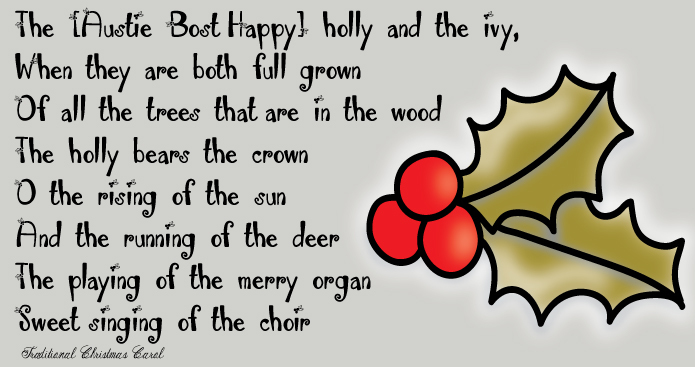 Austie Bost Happy Holly Carattere