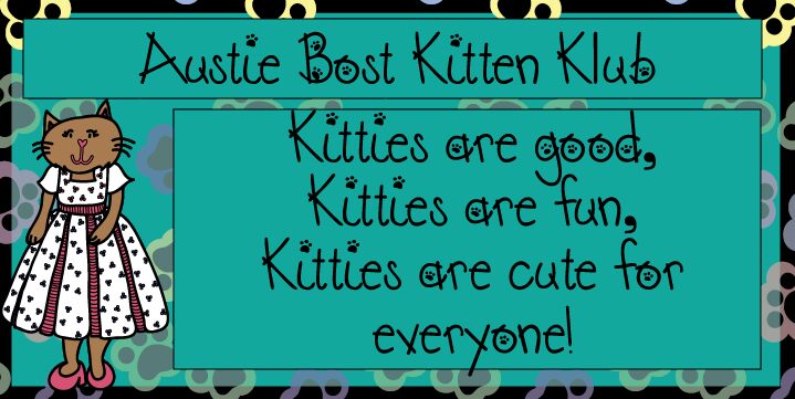 Austie Bost Kitten Klub Schriftart