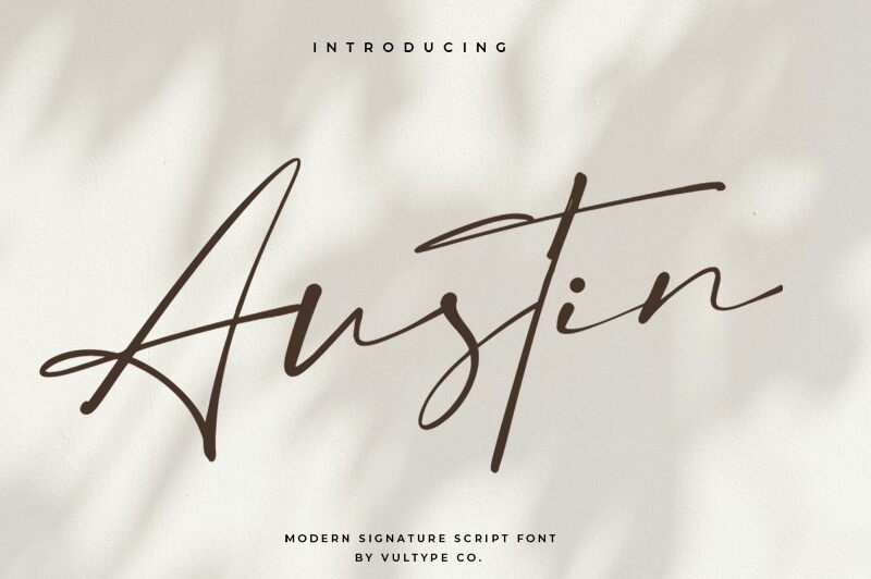 Austin Schriftart