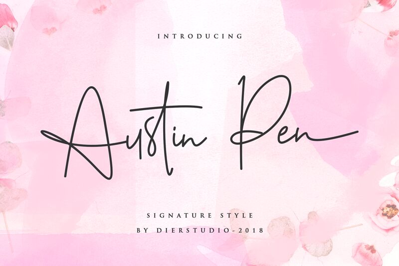 Austin Pen Czcionka