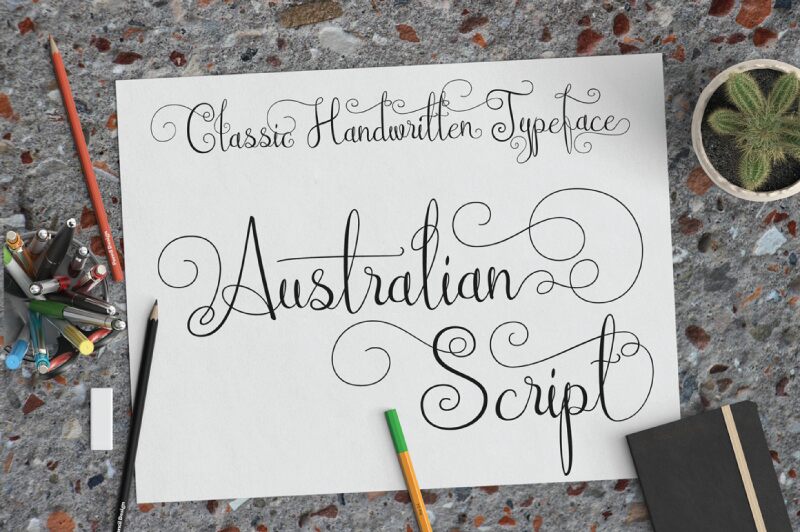 Australian Script Schriftart