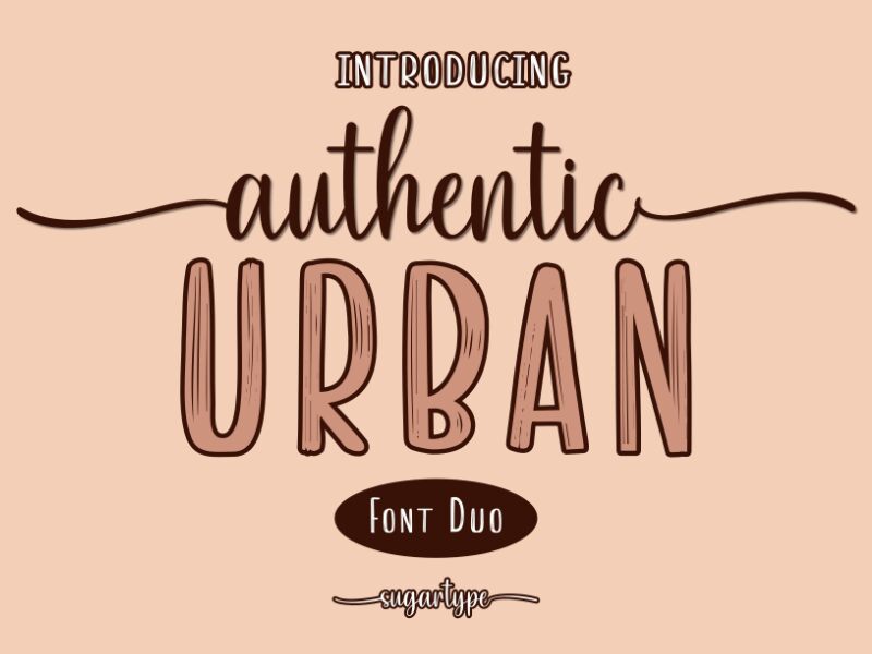 Authentic Urban Sans Schriftart
