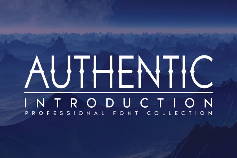 AUTHENTIC 字体