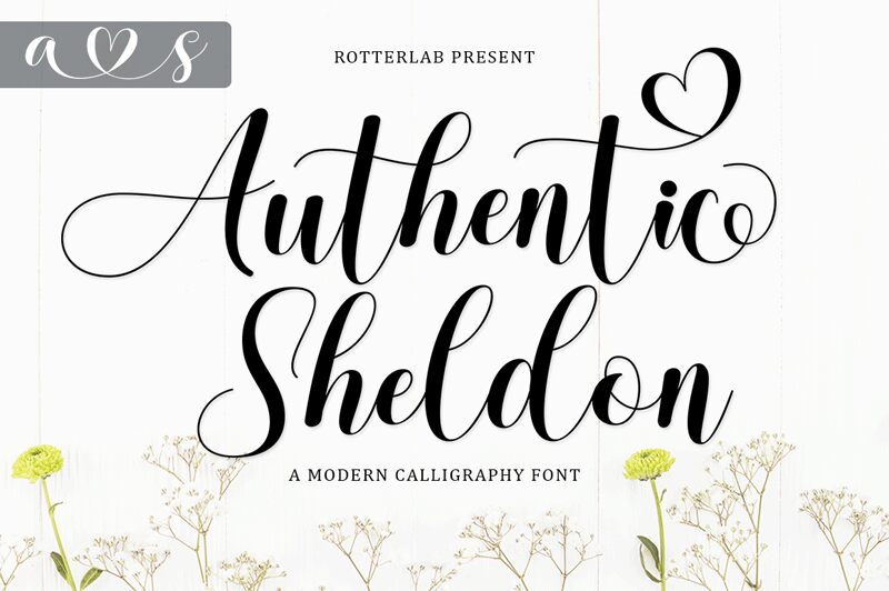 Authentic Sheldon Schriftart