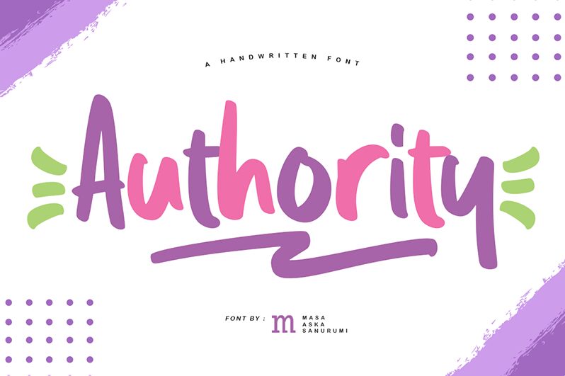 Authority Schriftart
