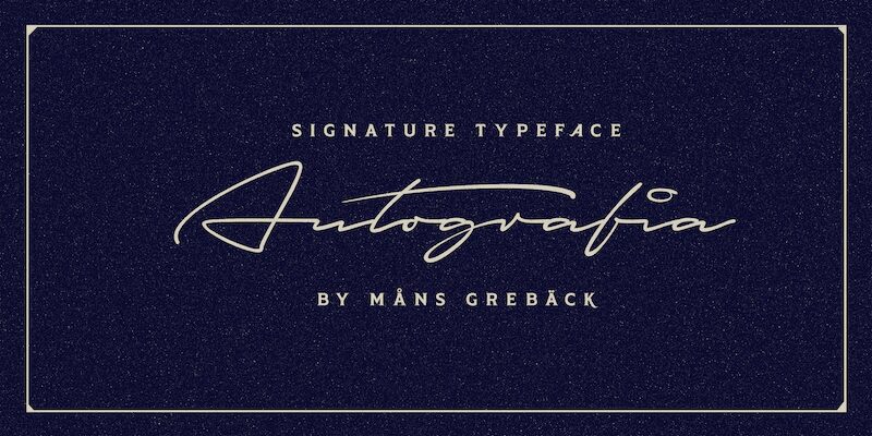 Autografia Carattere