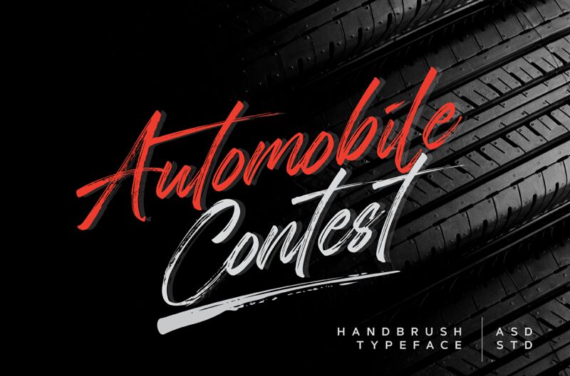 Automobile Contest Czcionka