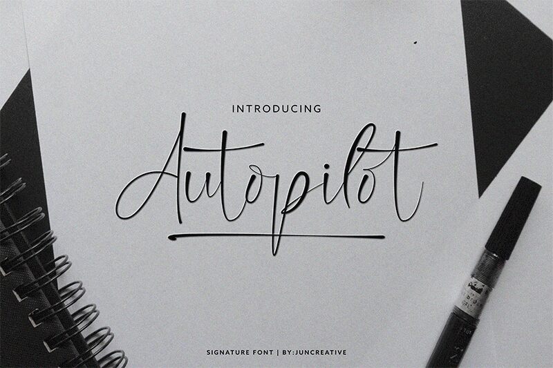 Autopilot Czcionka