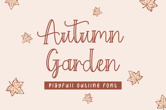 Autumn Garden Carattere