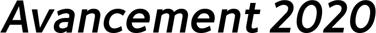 Avancement 2020 Medium Italic