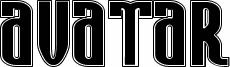 Preview of the Avatar Bold font