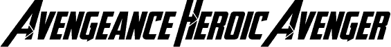 Avengeance Heroic Avenger Bold