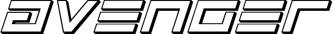 Avenger 3D Italic