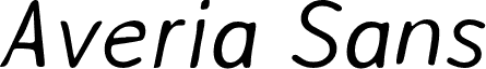 AveriaSans-LightItalic