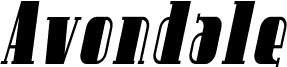 Avondale Cond Italic