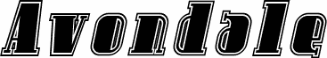 Avondale Inline Italic