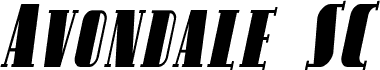 Avondale SC Cond Italic