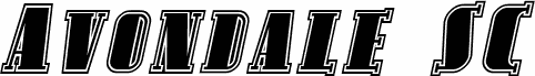Avondale SC Inline Italic