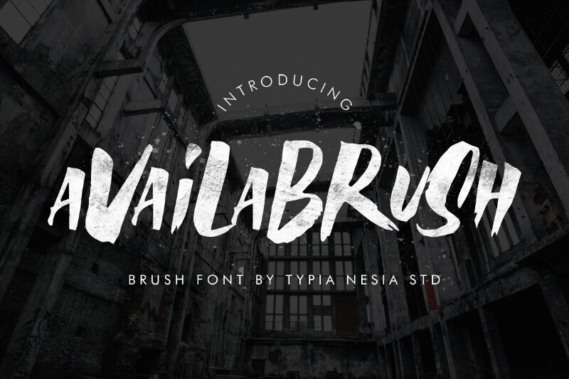 AvailaBrush Schriftart