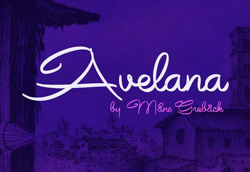 Avelana Schriftart