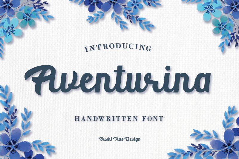 Aventurina Schriftart