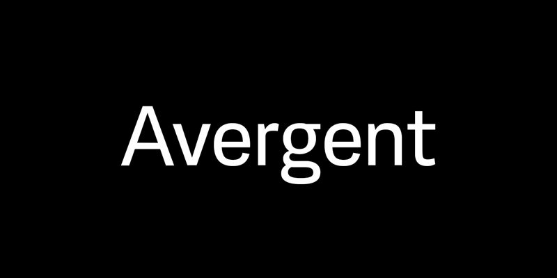Avergent Schriftart