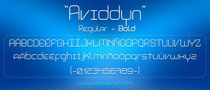 Aviddyn Schriftart
