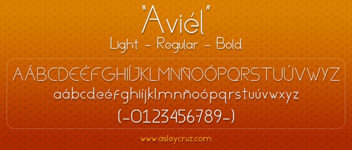 Aviel Schriftart
