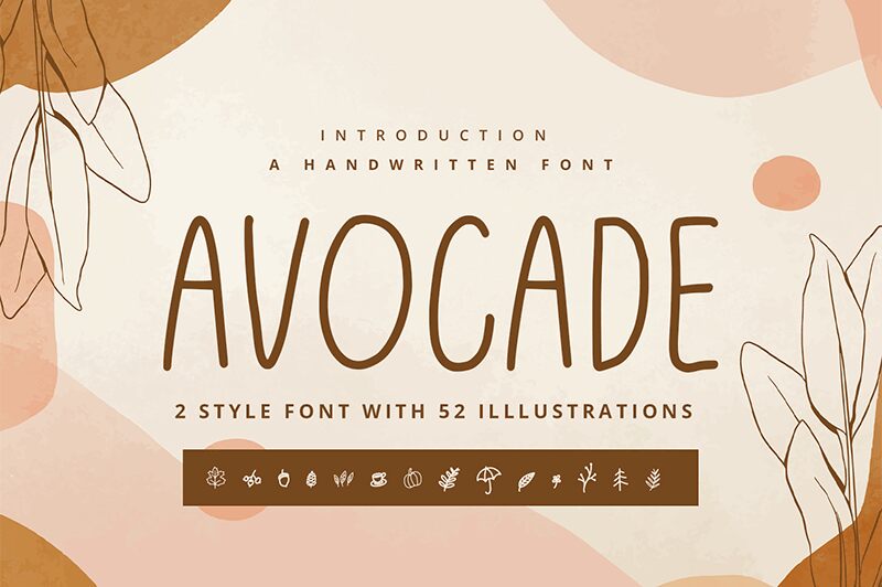 Avocade Schriftart