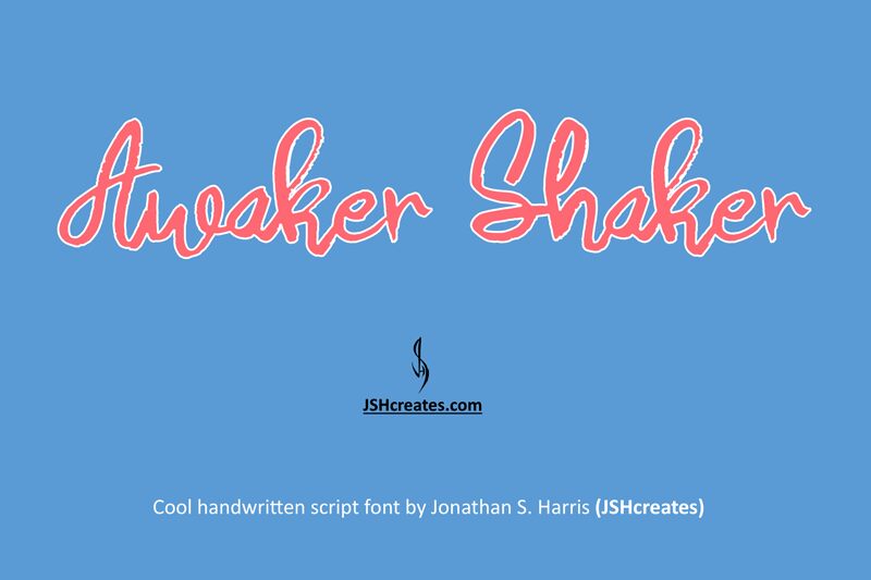 Awaker Shaker Schriftart